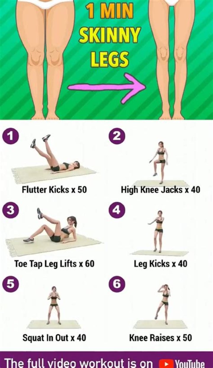 How do runners get skinny legs?
