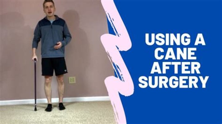 How long should you use a cane after knee replacement?