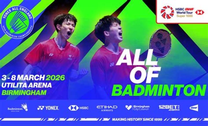 On which channel All England badminton 2022?