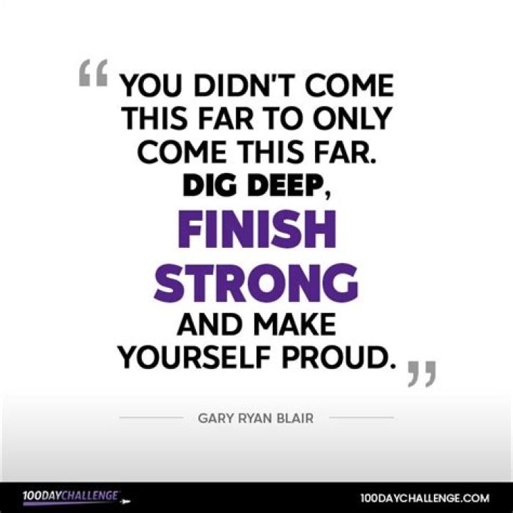 Why finishing strong is important?